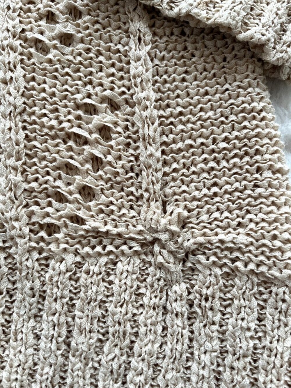 Vintage Designers Originals Studio Sweater Cardigan (Natural) L - Picture 8 of 15